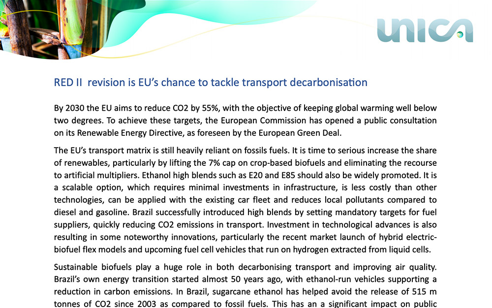 Red II revision is eu’s chance to tackle transport decarbonisation
